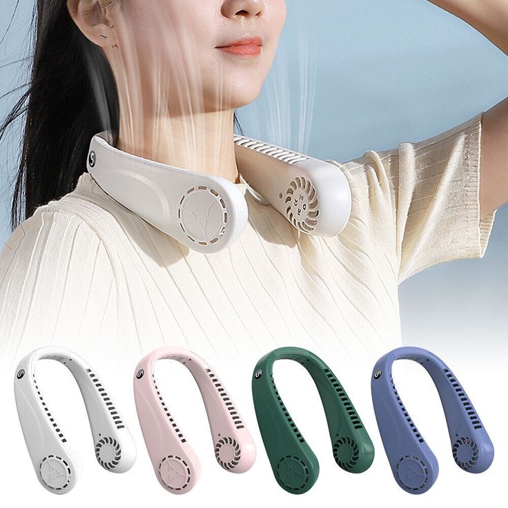 Portable Bladeless Neck Fan Rechargeable