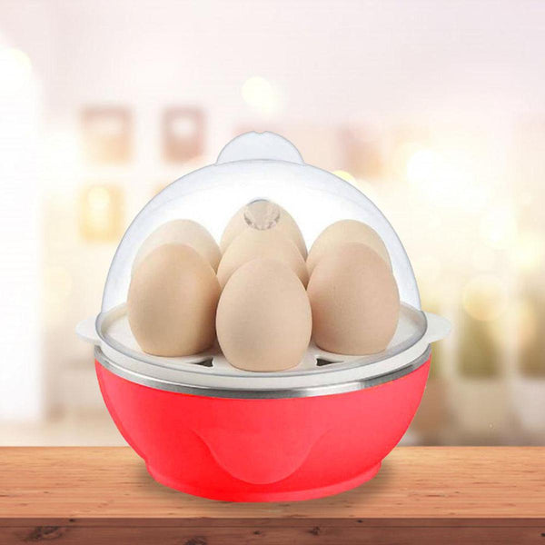 Electric Egg Boiler & Egg Cooker – Fast Egg Poacher & Vegetable Steamer for Kitchen