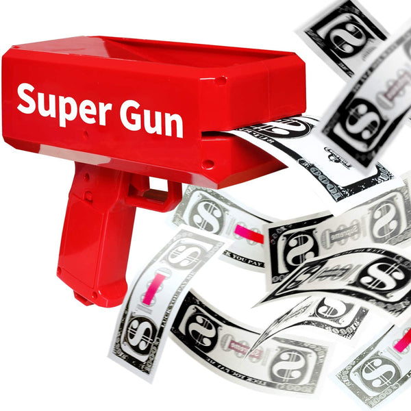 Supreme Money G.u.n Cash Cannon G.u.n with 100PCS Money Spray G.u.n Make It Rain